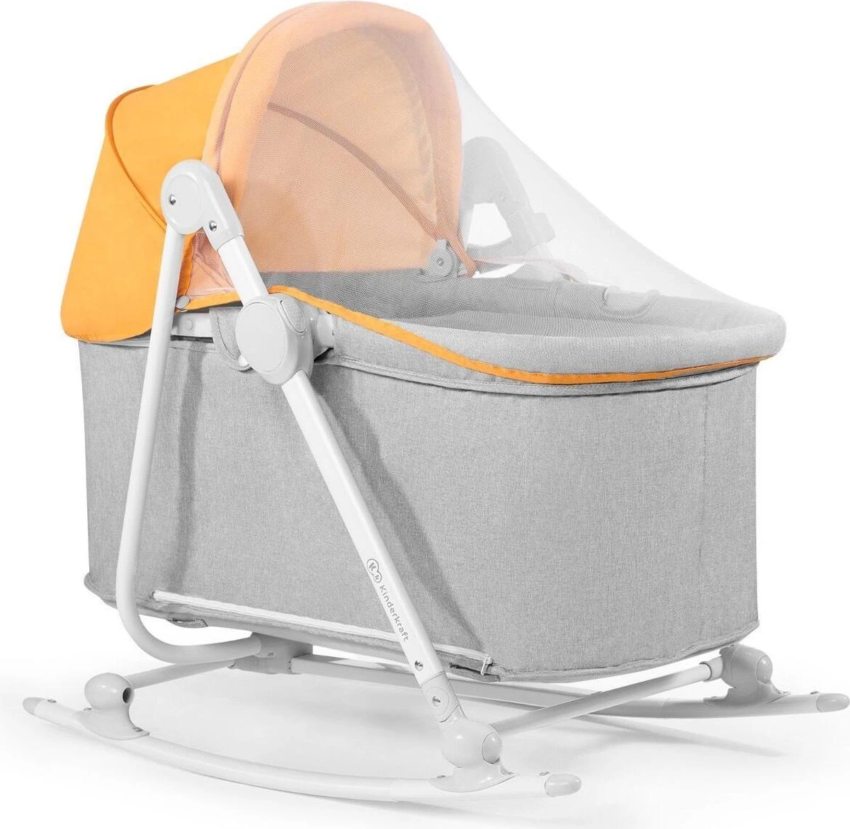 Kinderkraft Nola 5in1 Wieg - Wipstoel - Schommelstoel Forest Yellow 9 Kinderkraft Nola 5in1 Wieg - Wipstoel - Schommelstoel Forest Yellow - Afbeelding 7