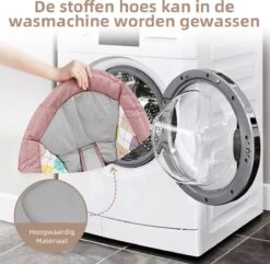 Merkloos Elektrisch Wipstoel - Baby Schommelstoel - Elektrische Babyschommel - Babyswing - Wipstoeltjes Voor Baby Met Muggennet - Roze -Stokke Verkoop 1200x1171 3