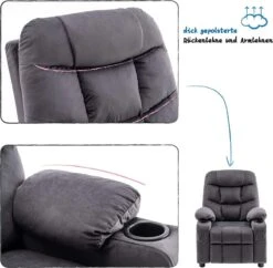 Luxe Kinder Relaxstoel - Kinderstoel - Ligfunctie - Chill Stoel - Televisie Stoel - Kindersofa - 72 X 66 X 87 Cm -Stokke Verkoop 1200x1177 6