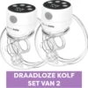 Easybaby® Elektrische Draadloze Borstkolf - Handsfree En Draagbaar - Fluisterstil - Digitaal Display - Sterke Zuigkracht - BPA Vrij - Set Van 2 -Stokke Verkoop 1200x1177 8