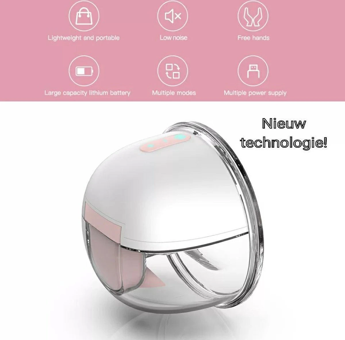 Youha® GEN2 - Draadloze Borstkolven - Draagbare Borstkolf - Borstkolven - Nieuwe Handsfree Borstkolf - Handenvrij Borstkolf - Breast Milk - BPA Vrij 6 Youha® GEN2 - Draadloze Borstkolven - Draagbare Borstkolf - Borstkolven - Nieuwe Handsfree Borstkolf - Handenvrij Borstkolf - Breast Milk - BPA Vrij - Afbeelding 4