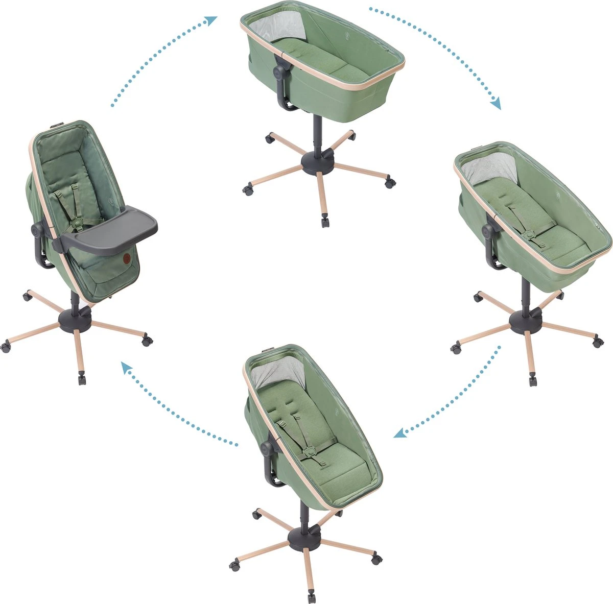 Maxi-Cosi Alba - Beyond Green - Kinderstoel - Vanaf De Geboorte Tot Ca. 3 Jaar 10 Maxi-Cosi Alba - Beyond Green - Kinderstoel - Vanaf De Geboorte Tot Ca. 3 Jaar - Afbeelding 8