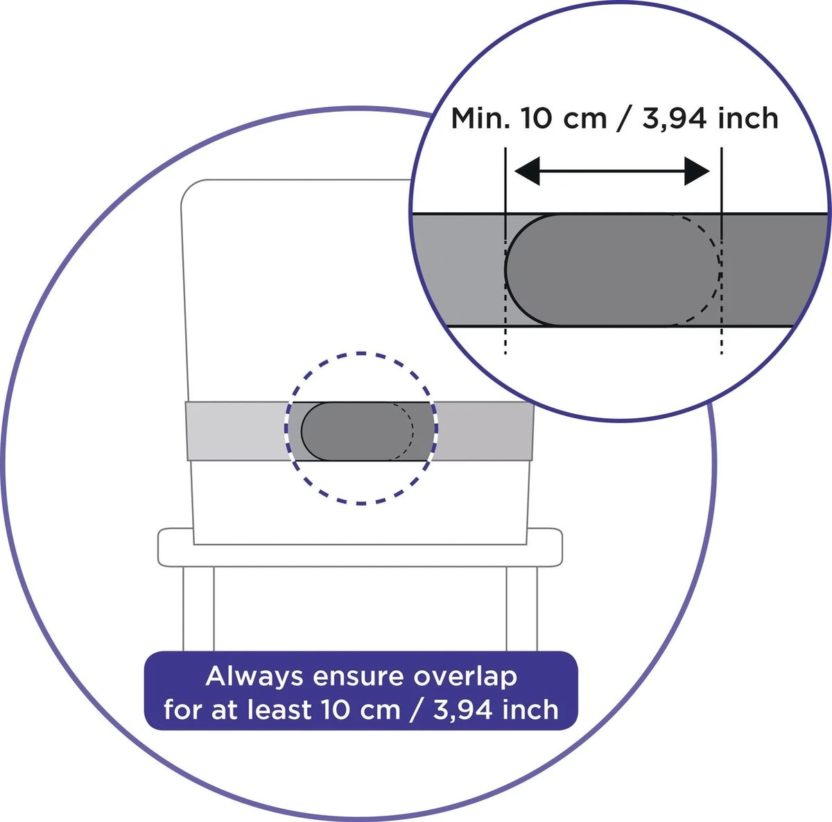 Dooky Travel Chair Black Grey Melange 8 Dooky Travel Chair Black Grey Melange - Afbeelding 6