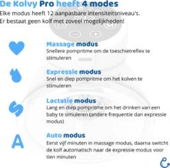 Kolvy® Pro Draadloze Elektrische Borstkolf - Intelligente Kolfapparaten - Handsfree Breast Pump - 4 Modes & 12 Levels - USB Oplaadbaar - NIEUW - Professioneel - LED Scherm - Incl. 3 Maten 21 Kolvy® Pro Draadloze Elektrische Borstkolf - Intelligente Kolfapparaten - Handsfree Breast Pump - 4 Modes & 12 Levels - USB Oplaadbaar - NIEUW - Professioneel - LED Scherm - Incl. 3 Maten -Stokke Verkoop 1200x1187 10