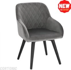 Cortonic Kinderfauteuil - Peuterstoeltje - Kinderzetel - Kinder Fauteuil - Stevig Ontwerp - Grijs