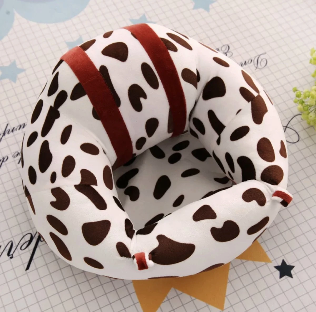 AdomniaGoods - Baby Zitkussen - Baby Zitstoel - Kinderstoel - Baby Sofa - Baby Zitzak - Zit Ontwikkeling - Koe. 3 AdomniaGoods - Baby Zitkussen - Baby Zitstoel - Kinderstoel - Baby Sofa - Baby Zitzak - Zit Ontwikkeling - Koe.