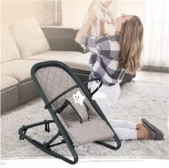 Hibaby Noa - 2-in-1 Wipstoel - Essential Brown -Stokke Verkoop 1200x1190 3