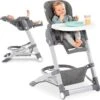 Hauck Grow Up Inklapbare Kinderstoel - Met Ligfunctie En Eetblad - Grijs Melange -Stokke Verkoop 1200x1191 3