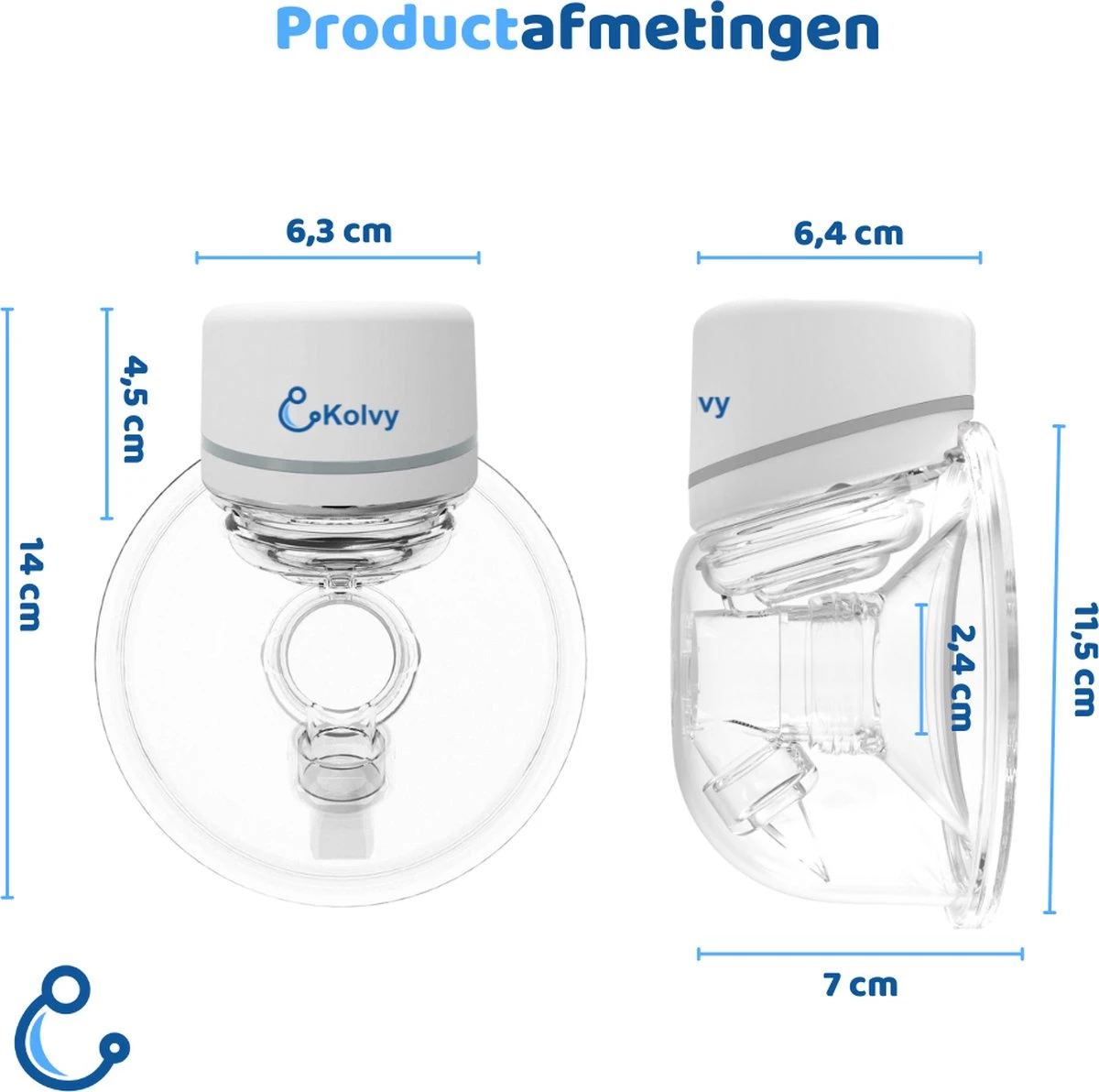 Kolvy® Pro Draadloze Elektrische Borstkolf - Intelligente Kolfapparaten - Handsfree Breast Pump - 4 Modes & 12 Levels - USB Oplaadbaar - NIEUW - Professioneel - LED Scherm - Incl. 3 Maten 16 Kolvy® Pro Draadloze Elektrische Borstkolf - Intelligente Kolfapparaten - Handsfree Breast Pump - 4 Modes & 12 Levels - USB Oplaadbaar - NIEUW - Professioneel - LED Scherm - Incl. 3 Maten - Afbeelding 14