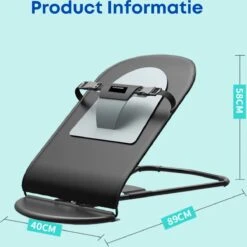 Merkloos Schommelstoel Baby | 0-36 Maanden | Schommelstoel | Wipstoel | Wipstoel Baby | Wipstoeltje Baby -Stokke Verkoop 1200x1198