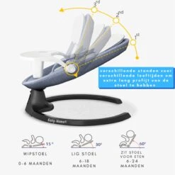 Merkloos Easy-Home® - Elektrische Wipstoel - Babyschommel - Baby Swing - Incl Tafel - Bluetooth - White Noise - 20kg 19 Merkloos Easy-Home® - Elektrische Wipstoel - Babyschommel - Baby Swing - Incl Tafel - Bluetooth - White Noise - 20kg -Stokke Verkoop 1200x1198 4