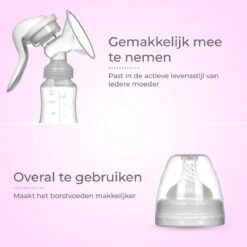 Nuvance - Draagbare Borstkolf - Inclusief Melkfles - 180ml - Handkolf - Kolfapparaten - Borstvoeding - BPA Vrij 17 Nuvance - Draagbare Borstkolf - Inclusief Melkfles - 180ml - Handkolf - Kolfapparaten - Borstvoeding - BPA Vrij -Stokke Verkoop 1200x1199 31