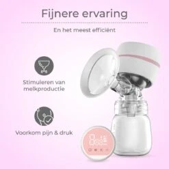 Nuvance - Draagbare Elektrische Borstkolf - Inclusief Melkfles - 180ml - Oplaadbaar - Handkolf - Kolfapparaten - Borstvoeding - 18 Standen - BPA Vrij -Stokke Verkoop 1200x1199 32