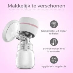Nuvance - Draagbare Elektrische Borstkolf - Inclusief Melkfles - 180ml - Oplaadbaar - Handkolf - Kolfapparaten - Borstvoeding - 18 Standen - BPA Vrij -Stokke Verkoop 1200x1199 36
