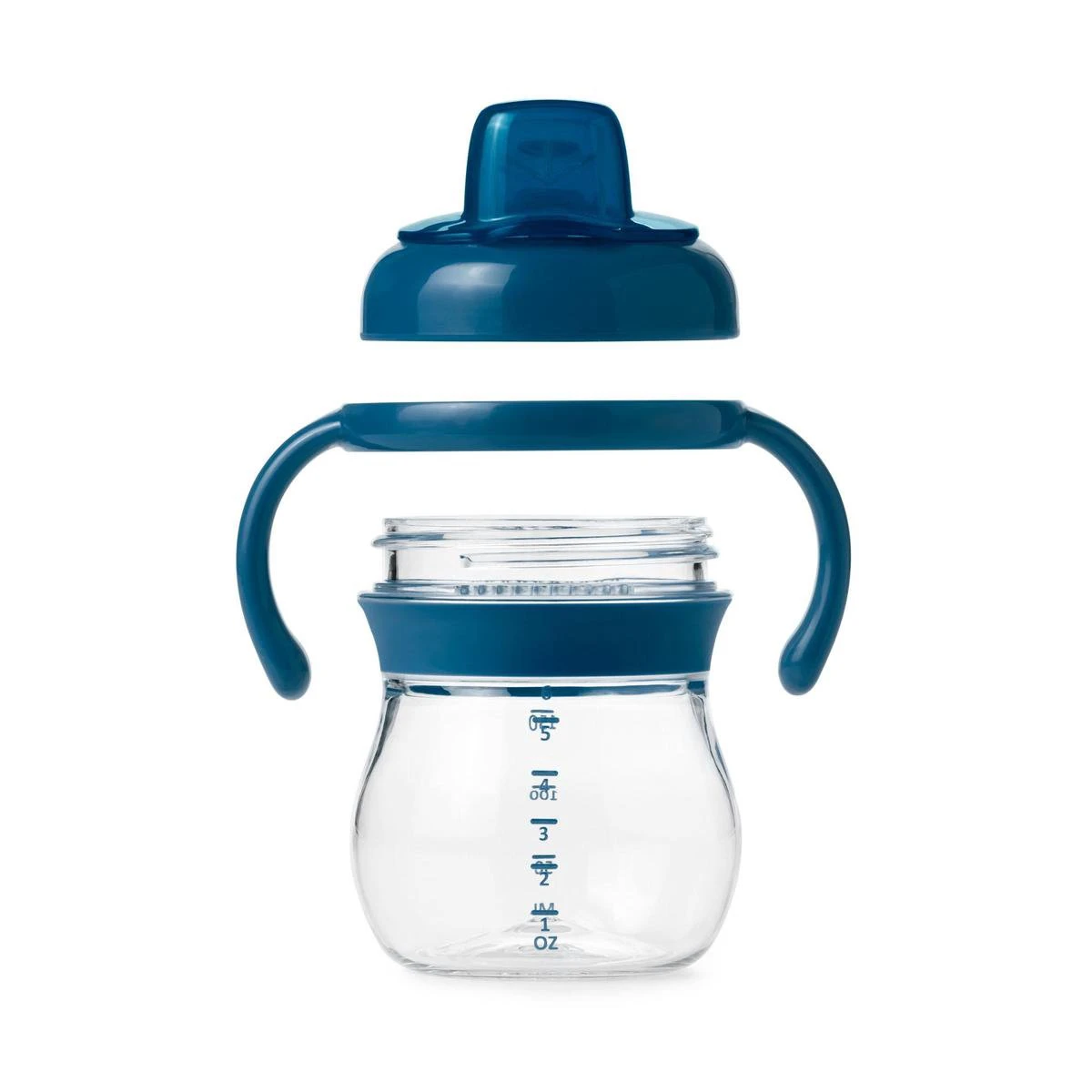 OXO Tot Transitions Drinkbeker - Tuitbeker Baby - Antilekbeker - Drinkbeker Baby - Drinkbekers -150ml Met Handvat - Navy 5 OXO Tot Transitions Drinkbeker - Tuitbeker Baby - Antilekbeker - Drinkbeker Baby - Drinkbekers -150ml Met Handvat - Navy - Afbeelding 3