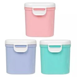 Merkloos Baby Voeding BewaarBox - Groen - Groot - Family Favorites - MelkpoederBox - Melkpoeder - Bewaren - Multifunctioneel