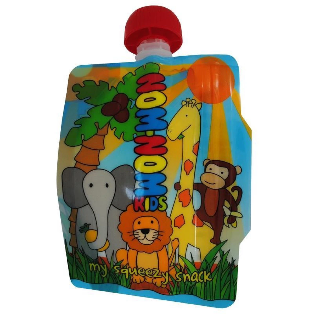 Nom Nom Kids Herbruikbare Knijpzakjes 4 Nom Nom Kids Herbruikbare Knijpzakjes - Afbeelding 2