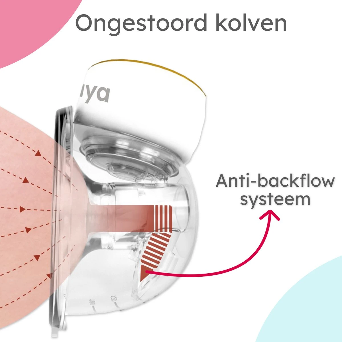 Elektrische Borstkolf – Handsfree Borstkolf - Borstkolf - Kolfapparaat - 24mm Borstschild Incl 17/19/21mm - BPA Vrij - Borstvoeding 9 Elektrische Borstkolf – Handsfree Borstkolf - Borstkolf - Kolfapparaat - 24mm Borstschild Incl 17/19/21mm - BPA Vrij - Borstvoeding - Afbeelding 7