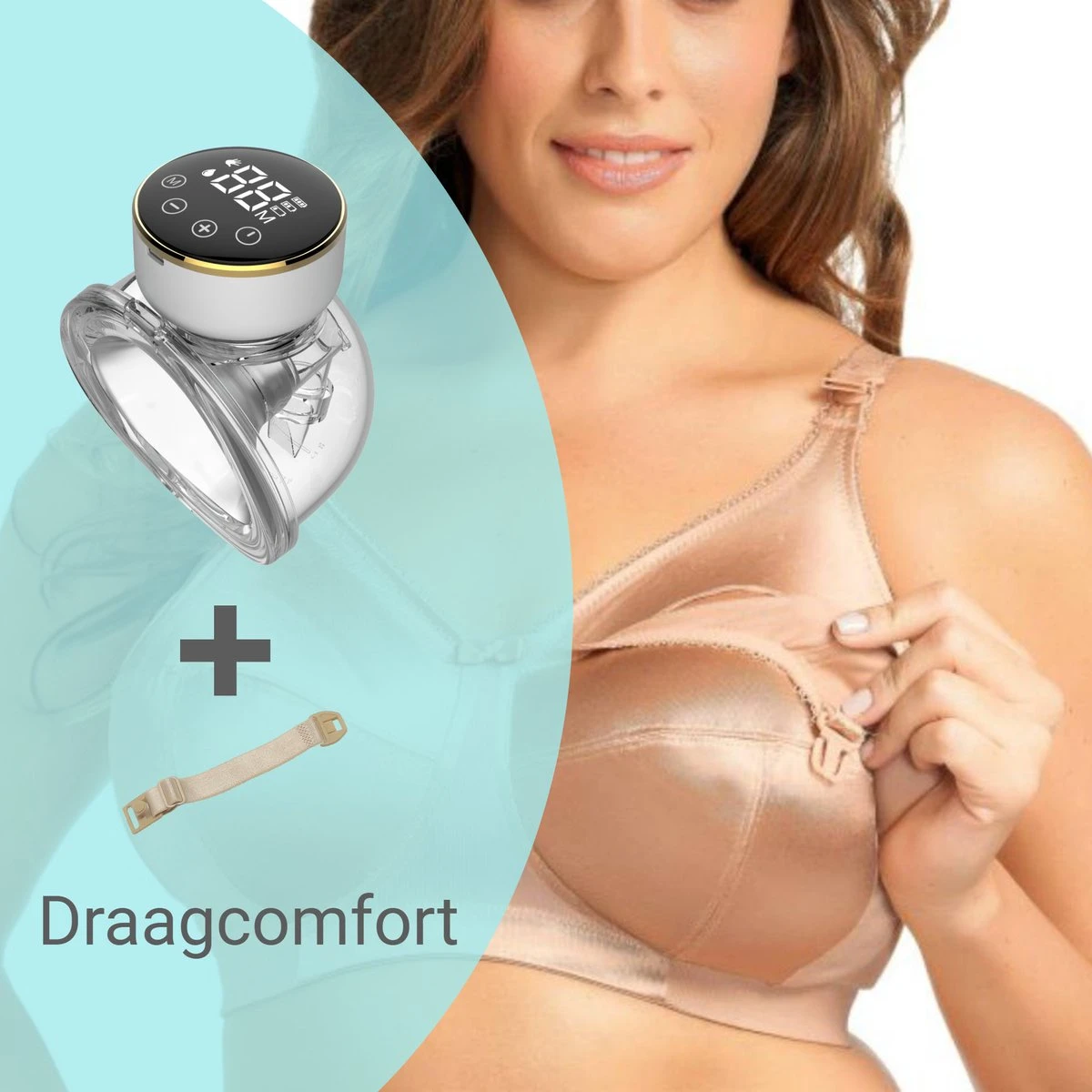 Elektrische Borstkolf – Handsfree Borstkolf - Borstkolf - Kolfapparaat - 24mm Borstschild Incl 17/19/21mm - BPA Vrij - Borstvoeding 11 Elektrische Borstkolf – Handsfree Borstkolf - Borstkolf - Kolfapparaat - 24mm Borstschild Incl 17/19/21mm - BPA Vrij - Borstvoeding - Afbeelding 9