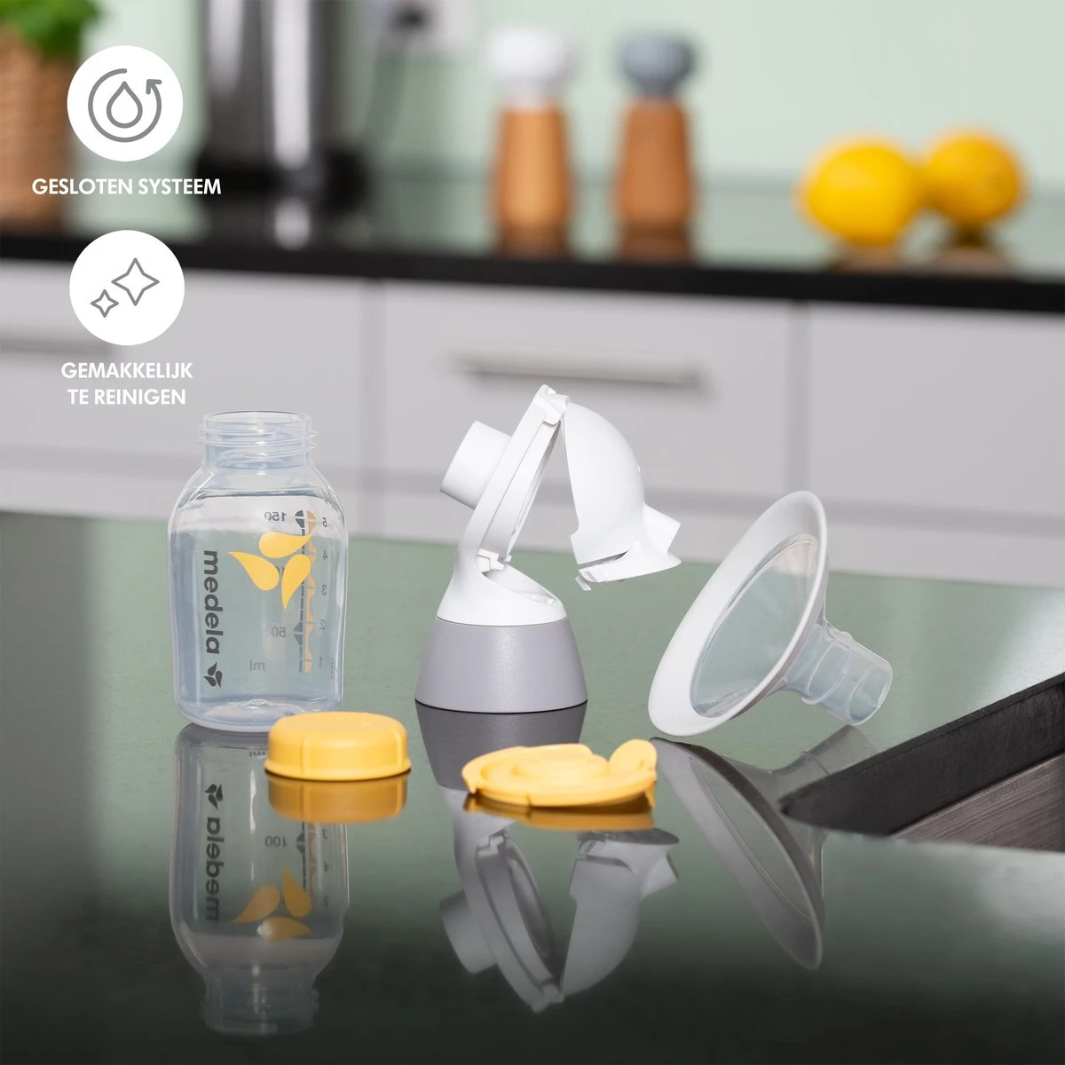 Medela Solo Borstkolf Kolfapparaat NIEUW Enkele Elektrische Kolf Compact En Licht - Oplaadbare Accu - USB Lader 14 Medela Solo Borstkolf Kolfapparaat NIEUW Enkele Elektrische Kolf Compact En Licht - Oplaadbare Accu - USB Lader - Afbeelding 12