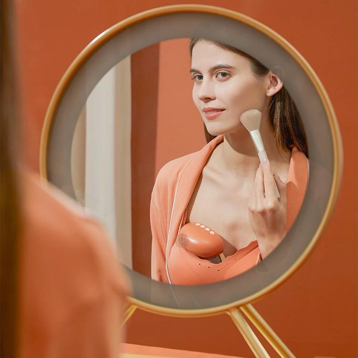 Phanpy Handsfree Elektrische Borstkolf - Draadloos - Enkelvoudig - Oranje 11 Phanpy Handsfree Elektrische Borstkolf - Draadloos - Enkelvoudig - Oranje - Afbeelding 9