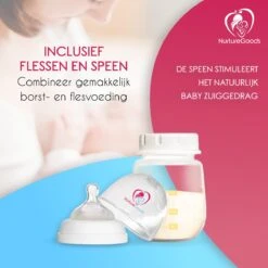 NurtureGoods Smart Dubbele Elektrische Borstkolf - Inclusief 2x180 Ml Babyfles, Kolfdagboek En Speen 23 NurtureGoods Smart Dubbele Elektrische Borstkolf - Inclusief 2x180 Ml Babyfles, Kolfdagboek En Speen -Stokke Verkoop 1200x1200 1284