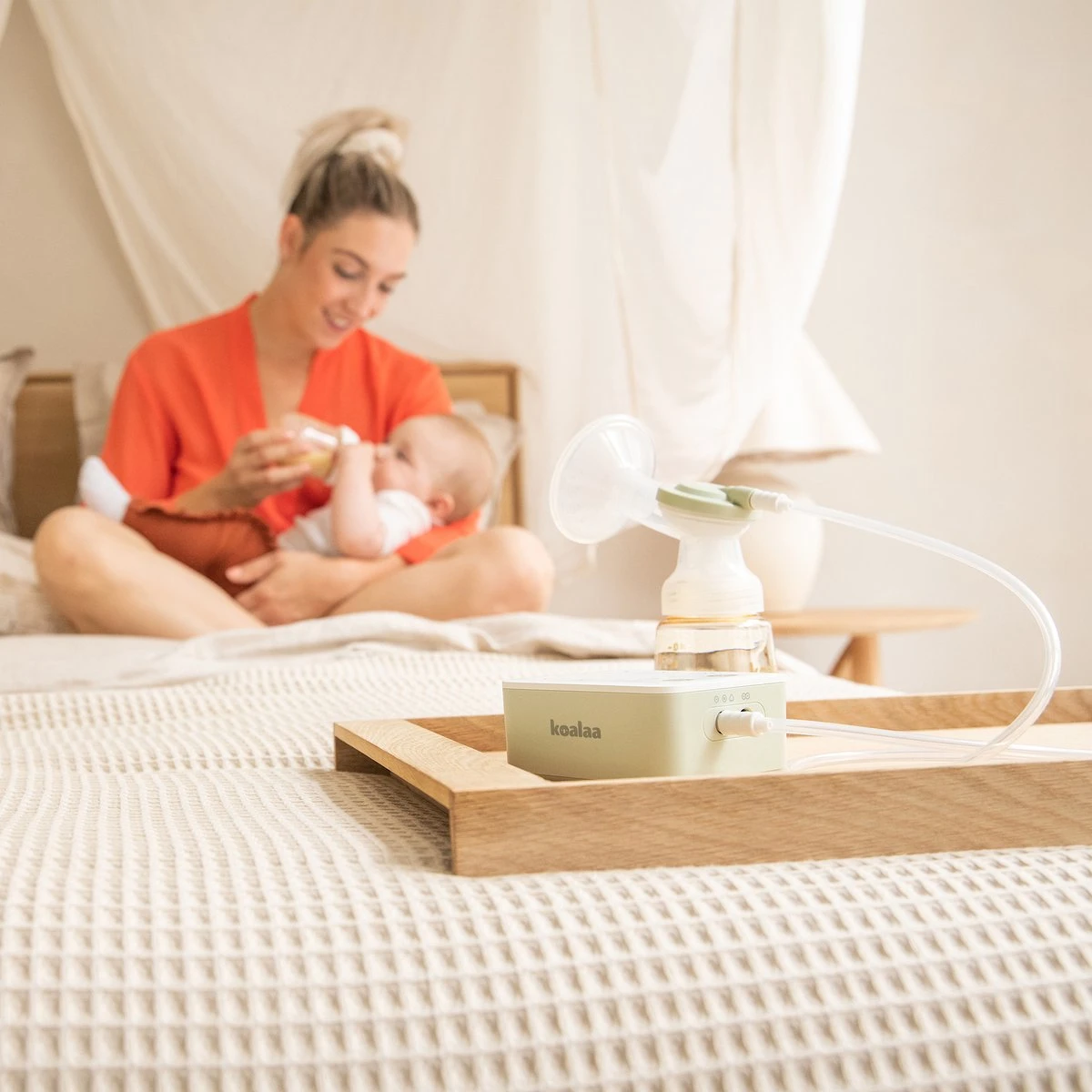 Koalaa Pro Dubbele Elektrische Borstkolf - Kolf - Draadloos - Borstpomp - Breast Pump - Inclusief 2x180ml PPSU Babyfles 12 Koalaa Pro Dubbele Elektrische Borstkolf - Kolf - Draadloos - Borstpomp - Breast Pump - Inclusief 2x180ml PPSU Babyfles - Afbeelding 10