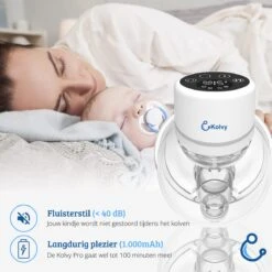 Kolvy® Pro Draadloze Elektrische Borstkolf - Intelligente Kolfapparaten - Handsfree Breast Pump - 4 Modes & 12 Levels - USB Oplaadbaar - NIEUW - Professioneel - LED Scherm - Incl. 3 Maten 33 Kolvy® Pro Draadloze Elektrische Borstkolf - Intelligente Kolfapparaten - Handsfree Breast Pump - 4 Modes & 12 Levels - USB Oplaadbaar - NIEUW - Professioneel - LED Scherm - Incl. 3 Maten -Stokke Verkoop 1200x1200 1307