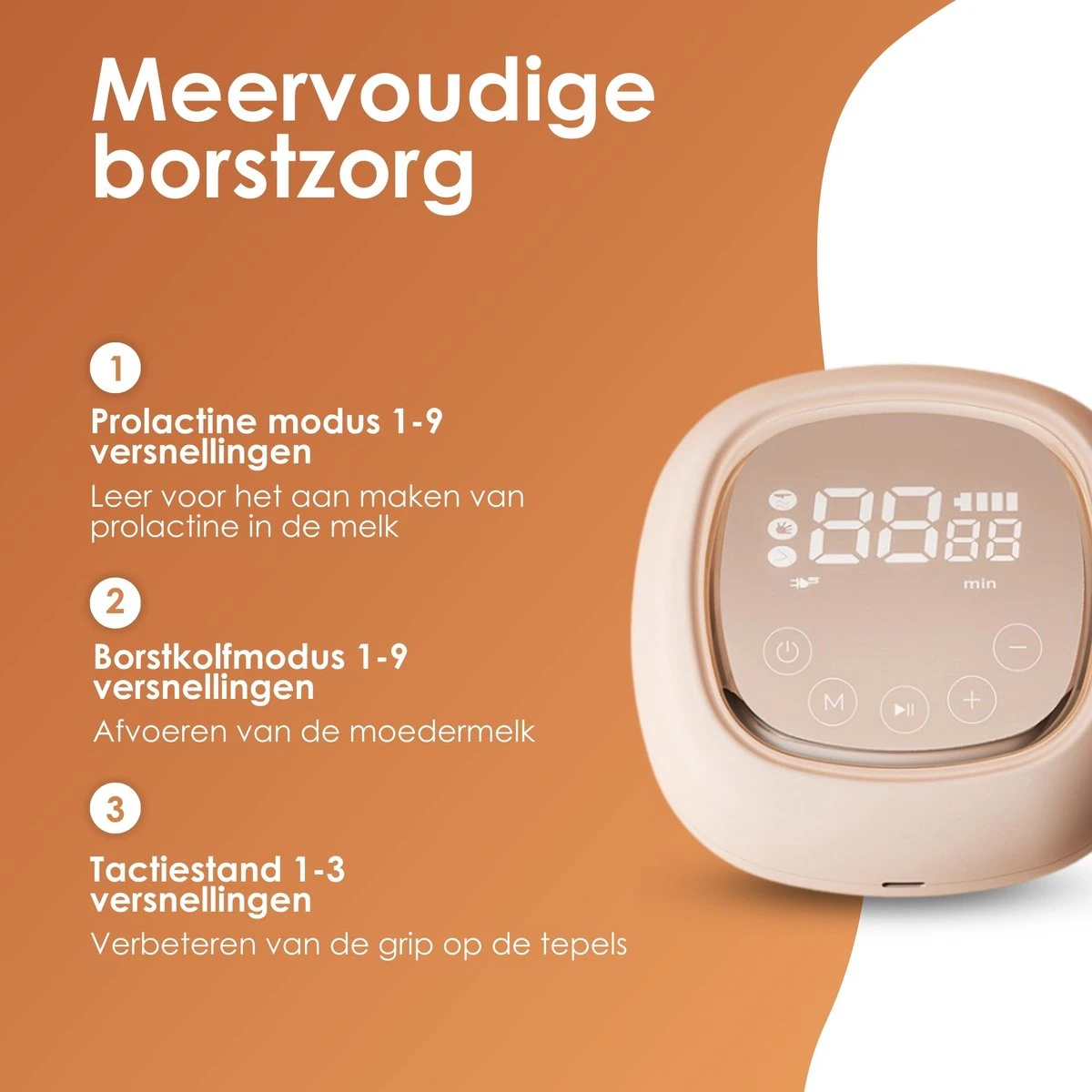 BYER Borstkolf - Dubbele Elektrische Kolf - Oplaadbare Accu - Inclusief 2x180 Ml Babyfles + Speen 9 BYER Borstkolf - Dubbele Elektrische Kolf - Oplaadbare Accu - Inclusief 2x180 Ml Babyfles + Speen - Afbeelding 7