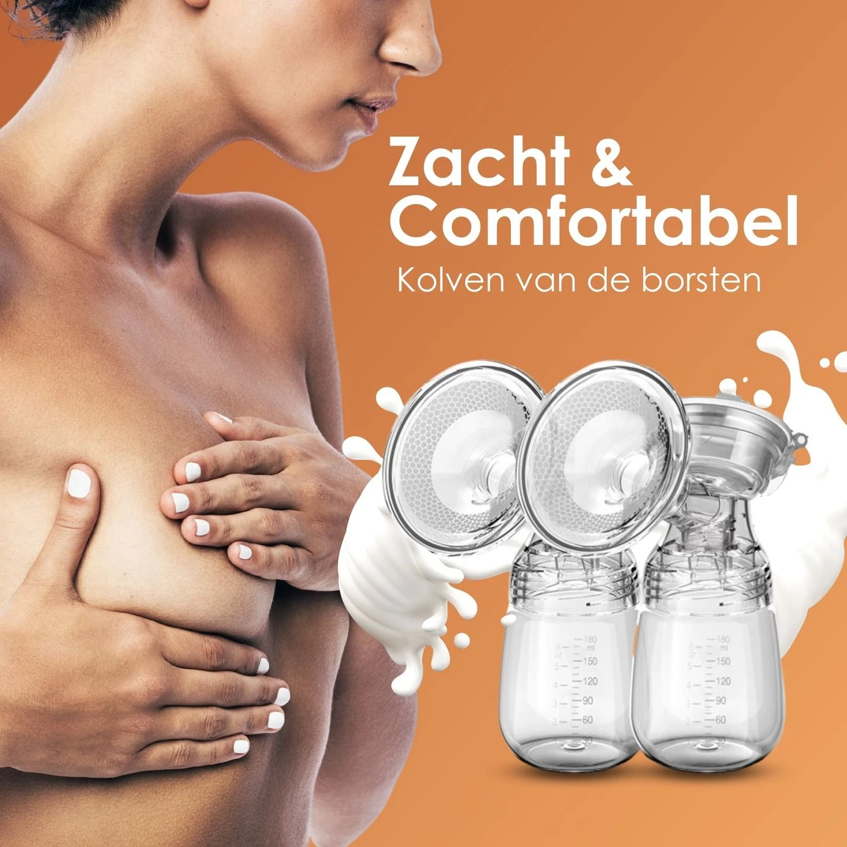 BYER Borstkolf - Dubbele Elektrische Kolf - Oplaadbare Accu - Inclusief 2x180 Ml Babyfles + Speen 10 BYER Borstkolf - Dubbele Elektrische Kolf - Oplaadbare Accu - Inclusief 2x180 Ml Babyfles + Speen - Afbeelding 8