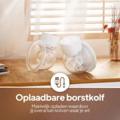 OneDay Elektrische Draadloze Borstkolf - Handsfree - Elektrisch - Draadloos - Kolf - BPA - Vrij -Stokke Verkoop 1200x1200 1327