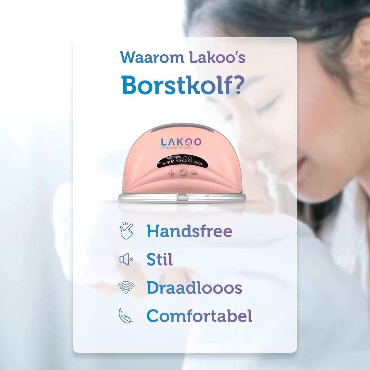 Lakoo - Handsfree Borstkolf - Borstkolf Handsfree- Elektrische Borstkolf- Oplaadbare Accu - Borstkolven- Kolfset - Borstvoeding Roze 5 Lakoo - Handsfree Borstkolf - Borstkolf Handsfree- Elektrische Borstkolf- Oplaadbare Accu - Borstkolven- Kolfset - Borstvoeding Roze - Afbeelding 3