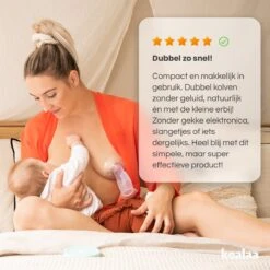 Siliconen Borstkolf Handmatig Met Lekvrije Dop - Handkolf - Breast Pump - Borstpomp Kolf - 100 Ml -Stokke Verkoop 1200x1200 1399