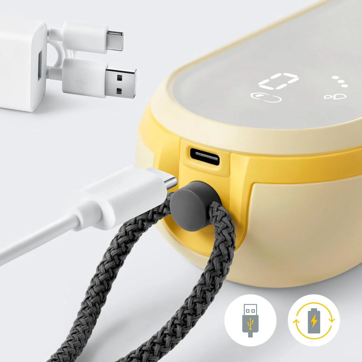 Medela Freestyle Flex Borstkolf Kolfapparaat Dubbele Elektrisch Kolf Compact En Licht - Oplaadbare Accu - USB Lader - Registratie Via De Medela Family App 14 Medela Freestyle Flex Borstkolf Kolfapparaat Dubbele Elektrisch Kolf Compact En Licht - Oplaadbare Accu - USB Lader - Registratie Via De Medela Family App - Afbeelding 12