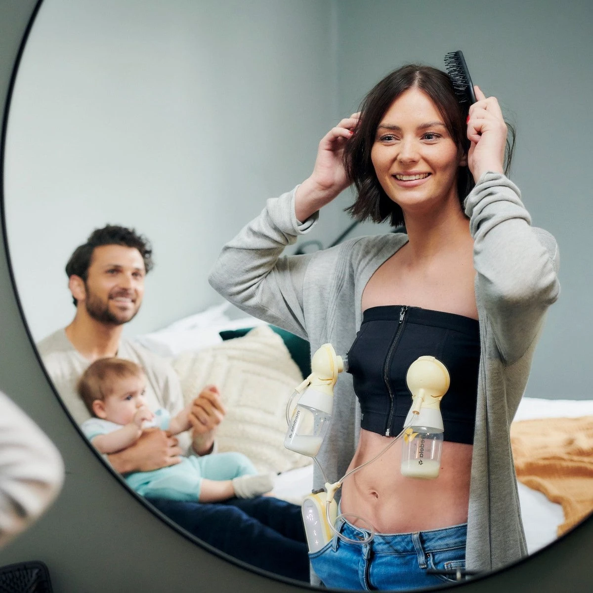 Medela Freestyle Flex Borstkolf Kolfapparaat Dubbele Elektrisch Kolf Compact En Licht - Oplaadbare Accu - USB Lader - Registratie Via De Medela Family App 16 Medela Freestyle Flex Borstkolf Kolfapparaat Dubbele Elektrisch Kolf Compact En Licht - Oplaadbare Accu - USB Lader - Registratie Via De Medela Family App - Afbeelding 14