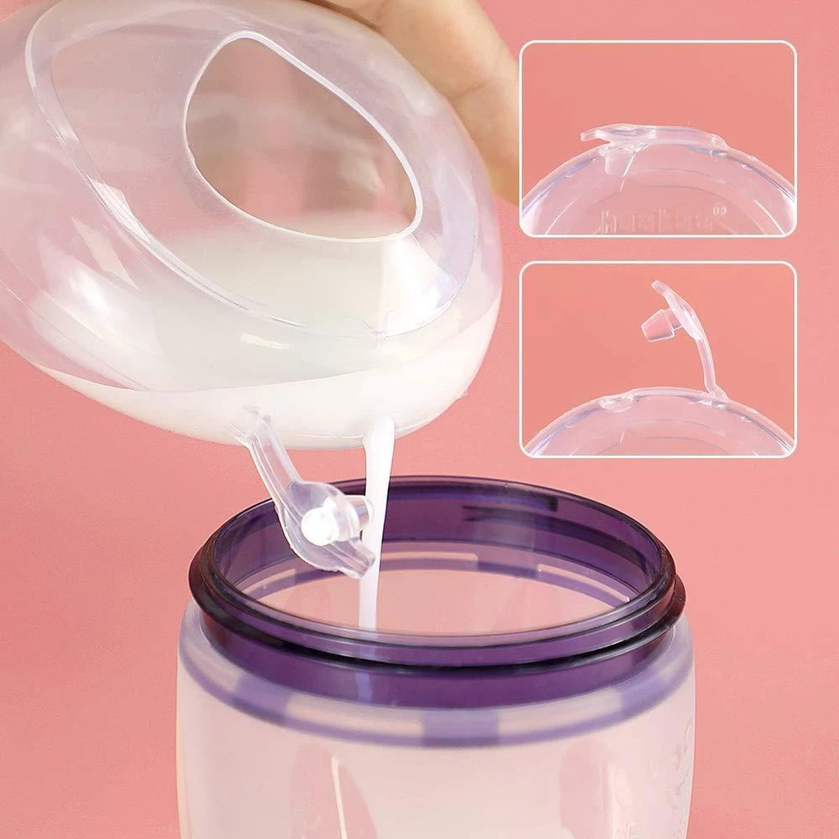 Haakaa Silicone Milk Collector (75ml) Ladybug 4 Haakaa Silicone Milk Collector (75ml) Ladybug - Afbeelding 2