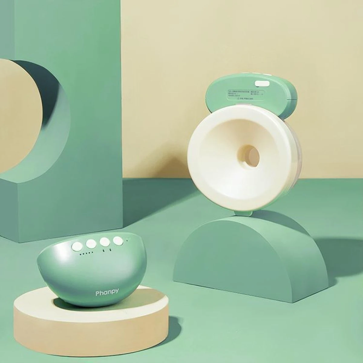 Phanpy Handsfree Elektrische Borstkolf - Draadloos - Enkelvoudig - Groen 14 Phanpy Handsfree Elektrische Borstkolf - Draadloos - Enkelvoudig - Groen - Afbeelding 12