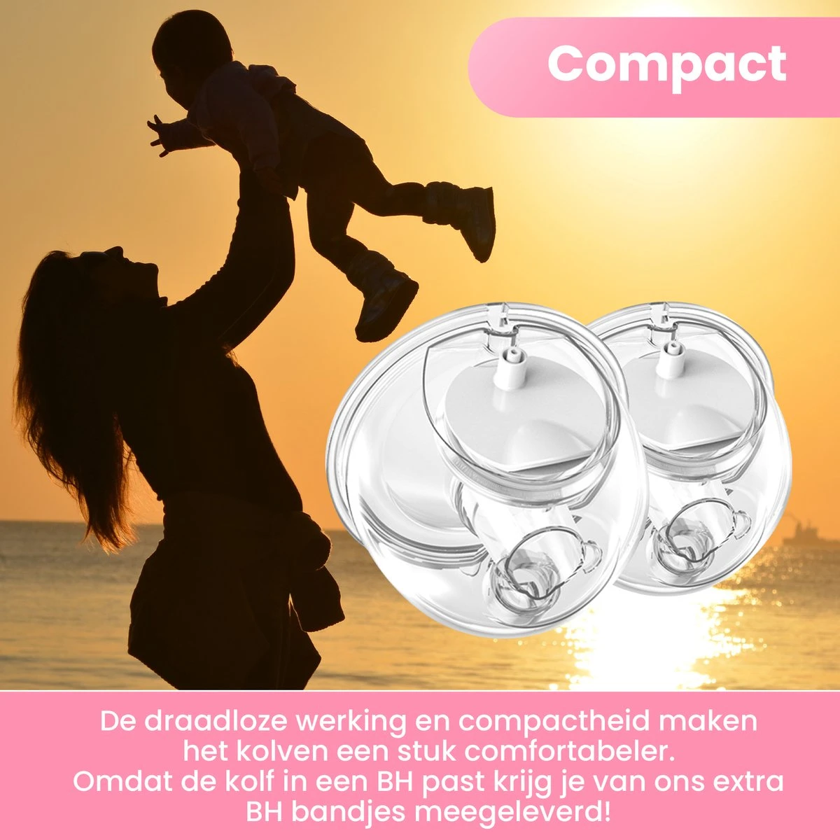 Hunnybunny® Dubbele Borstkolf Electrisch – 12 Standen – Borstkolf Handsfree Kolven - 2x 180 Ml 9 Hunnybunny® Dubbele Borstkolf Electrisch – 12 Standen – Borstkolf Handsfree Kolven - 2x 180 Ml - Afbeelding 7