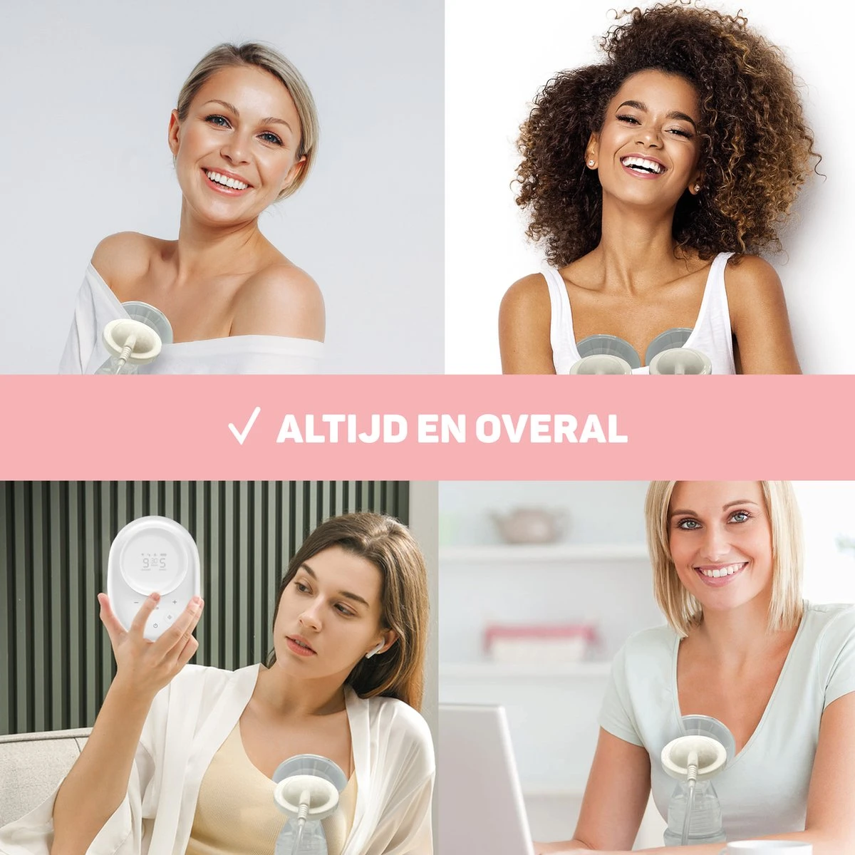 Vulpes BabyCare® Borstkolf Kolfapparaat - Dubbele Elektrische Borstkolf Met Nachtlamp - Oplaadbare Accu - Draagbaar - BPA-Vrij - Incl. 60 Moedermelkbewaarzakjes - PRO Versie 9 Vulpes BabyCare® Borstkolf Kolfapparaat - Dubbele Elektrische Borstkolf Met Nachtlamp - Oplaadbare Accu - Draagbaar - BPA-Vrij - Incl. 60 Moedermelkbewaarzakjes - PRO Versie - Afbeelding 7