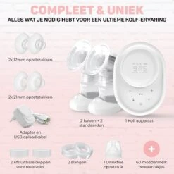 Vulpes BabyCare® Borstkolf Kolfapparaat - Dubbele Elektrische Borstkolf Met Nachtlamp - Oplaadbare Accu - Draagbaar - BPA-Vrij - Incl. 60 Moedermelkbewaarzakjes - PRO Versie 22 Vulpes BabyCare® Borstkolf Kolfapparaat - Dubbele Elektrische Borstkolf Met Nachtlamp - Oplaadbare Accu - Draagbaar - BPA-Vrij - Incl. 60 Moedermelkbewaarzakjes - PRO Versie -Stokke Verkoop 1200x1200 1482