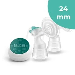 Nutrea DoubleFlow – Draadloze Dubbele Elektrische Borstkolf 24 Mm – Oplaadbare Accu -Stokke Verkoop 1200x1200 1488