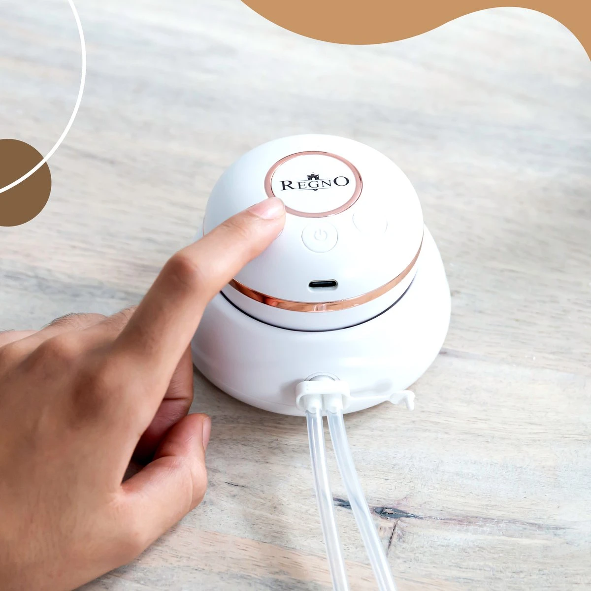 Regno S15 Dubbele Elektrische Borstkolf – Handsfree - 2x 180ml Kolfapparaat – 9 Zuigniveaus 9 Regno S15 Dubbele Elektrische Borstkolf – Handsfree - 2x 180ml Kolfapparaat – 9 Zuigniveaus - Afbeelding 7