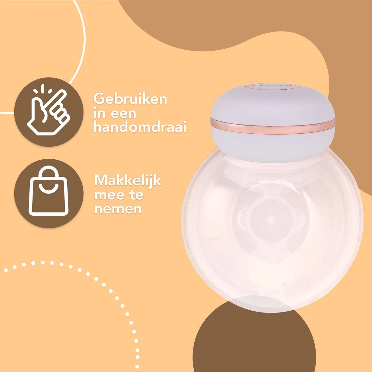 Regno S15 Dubbele Elektrische Borstkolf – Handsfree - 2x 180ml Kolfapparaat – 9 Zuigniveaus 12 Regno S15 Dubbele Elektrische Borstkolf – Handsfree - 2x 180ml Kolfapparaat – 9 Zuigniveaus - Afbeelding 10