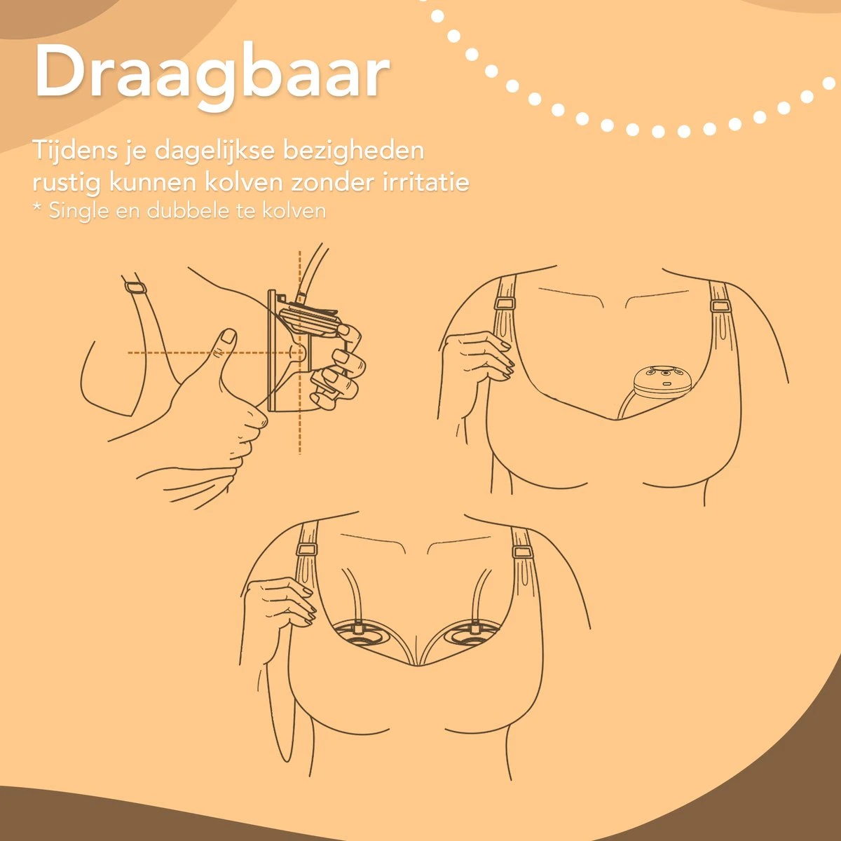 Regno S15 Dubbele Elektrische Borstkolf – Handsfree - 2x 180ml Kolfapparaat – 9 Zuigniveaus 14 Regno S15 Dubbele Elektrische Borstkolf – Handsfree - 2x 180ml Kolfapparaat – 9 Zuigniveaus - Afbeelding 12