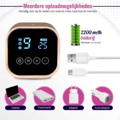 Babeza Borstkolf - Elektrische Borstkolf - Incl. 2 Babyfles 180ml - Handsfree - Oplaadbaar - Dubbele Borstkolf -Stokke Verkoop 1200x1200 1556