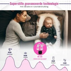 Babeza Borstkolf - Elektrische Borstkolf - Incl. 2 Babyfles 180ml - Handsfree - Oplaadbaar - Dubbele Borstkolf -Stokke Verkoop 1200x1200 1558