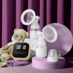 Babeza Borstkolf - Elektrische Borstkolf - Incl. 2 Babyfles 180ml - Handsfree - Oplaadbaar - Dubbele Borstkolf -Stokke Verkoop 1200x1200 1560