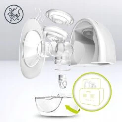 Lionelo Fidi Free - Elektrische Borstkolf - 2 Werkingsstanden - Massagefunctie - 5 Versstelbare Niveaus Van Kracht - 3 Verschillende Maten Van Siliconen - Capaciteit Van 150 Ml - Energiebesparend - Stille Werking - Timer -Stokke Verkoop 1200x1200 1590