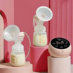 NurtureGoods Dual Efficient Borstkolf - Smart 3.0 - Vernieuwd 2023 Model - Draadloze Dubbele Elektrische Borstkolf - Oplaadbare Accu - Inclusief 2x180 Ml Babyfles, Kolfdagboek En Speen -Stokke Verkoop 1200x1200 1599