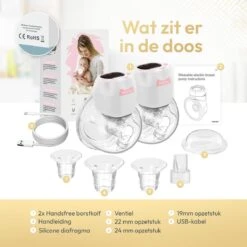 Fostal Draadloze Kolf Apparaat 2 Stuks - Borstkolf - Borstkolf Handsfree - Borstvoeding - Kolf - Elektrische Kolf - Borstkolf Draadloos - Draadloze Borstkolf -Stokke Verkoop 1200x1200 1628